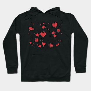 Valentine's Day Pattern Hoodie